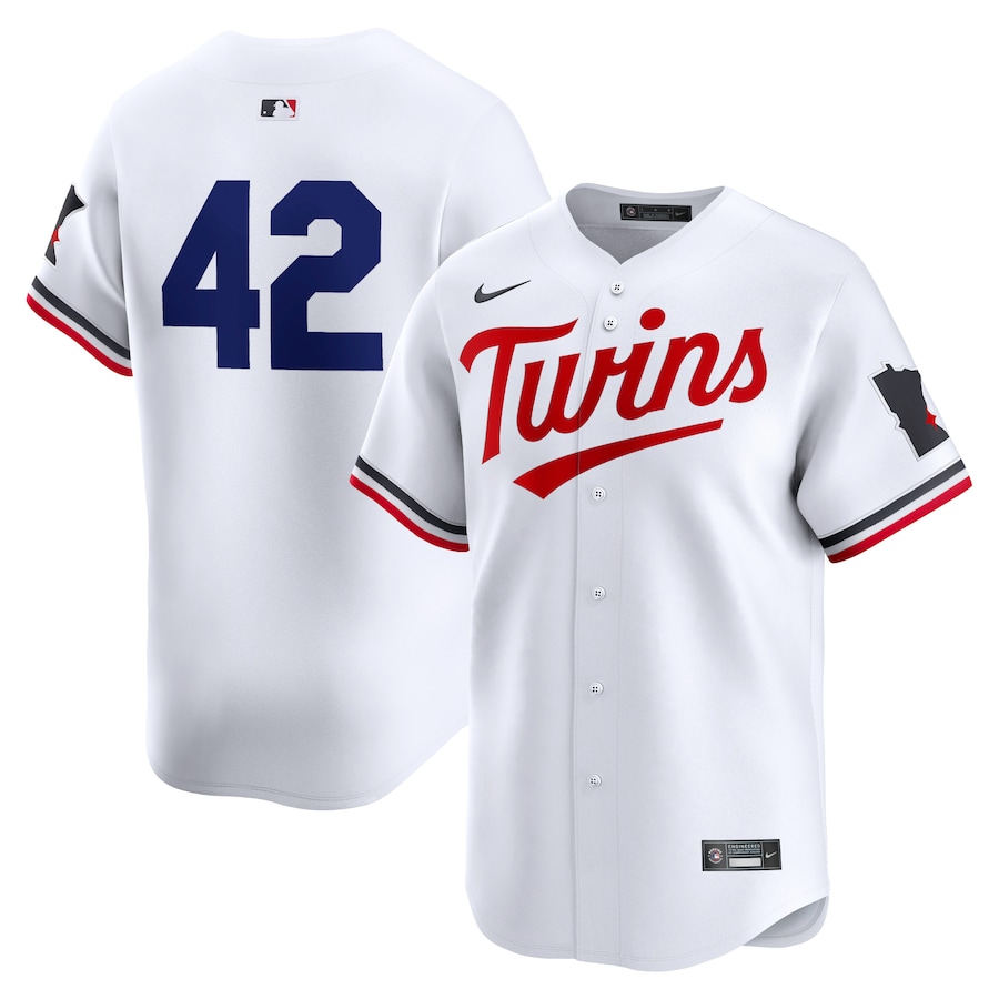 Minnesota Twins 2024 Jackie Robinson Day Home Limited Jersey  White