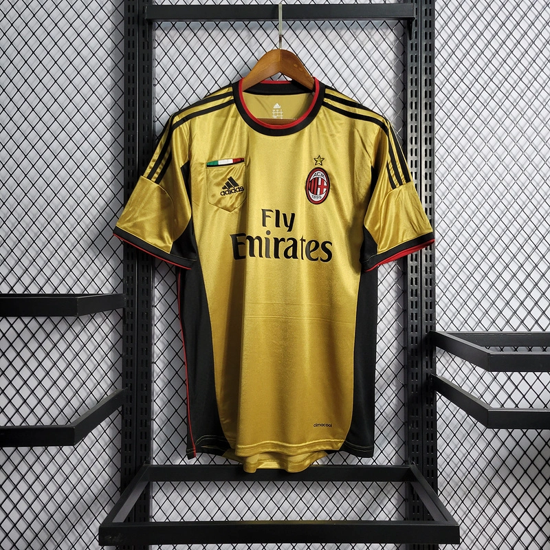 Retro 2013-14 season AC Milan second guest KAKA PAZZINI MONTOLIVO BALOTELLI Football jersey retro