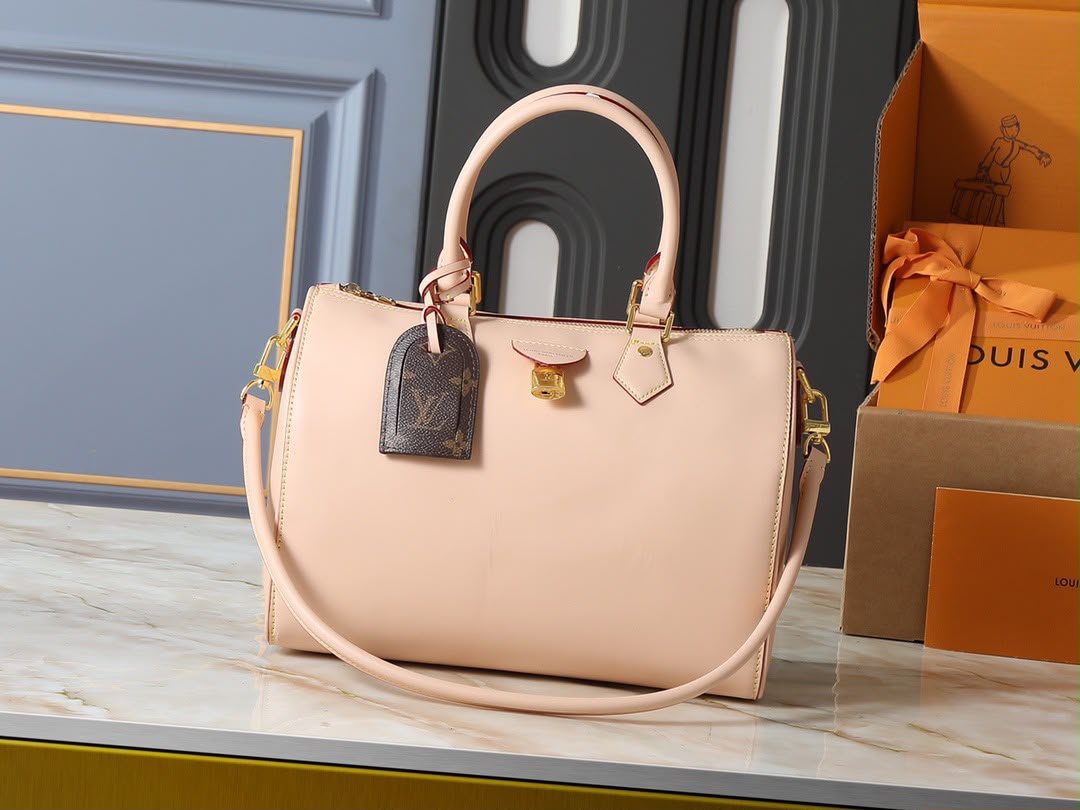 Louis Vuitton Speedy Soft 30 Bag Beige 35cm M27387