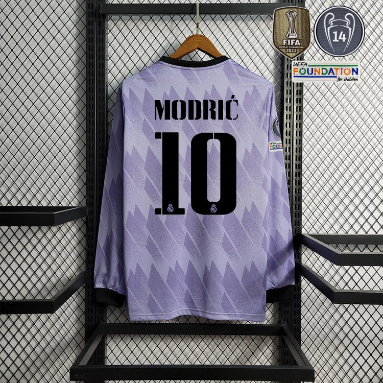 2022-23 Real Madrid Away Long Sleeve Benzema vini jr. KROOS MODRIC Football jersey