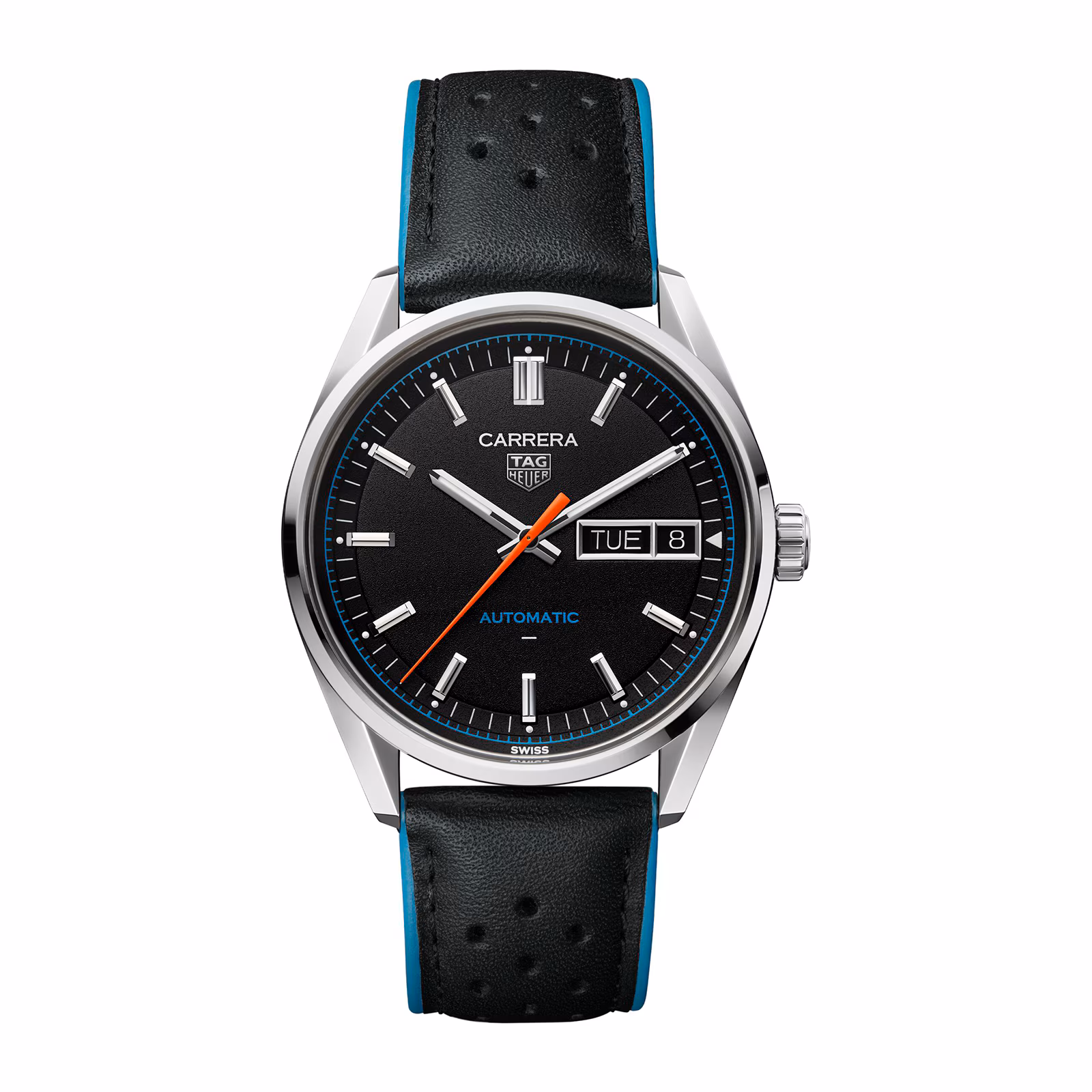 TAG Heuer Carrera Day-Date 41mm Mens Watch Black WDA2110.FC6614
