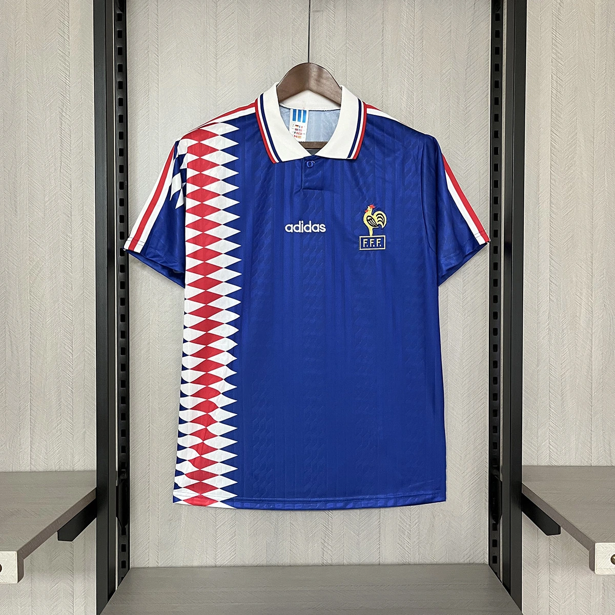 Retro 1994-95 France home Football jersey