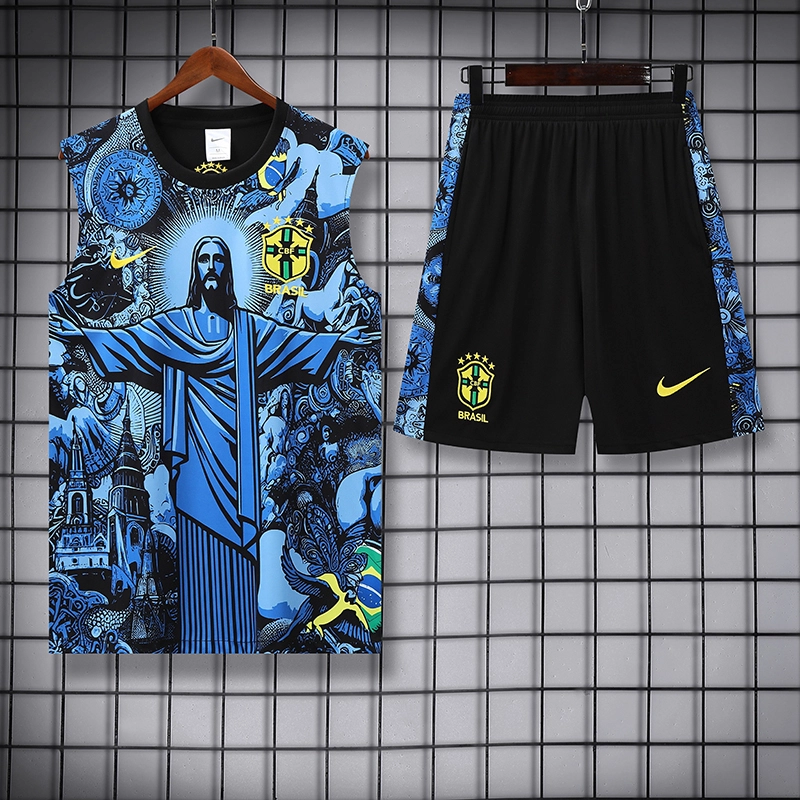 2025-26 season Brazil Sleeveless Vest Training Wear suit