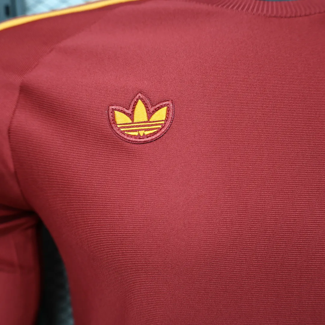 2026/27 Serie A AS Roma Team Football Jersey Player Version Long Sleeves - JerseyFun