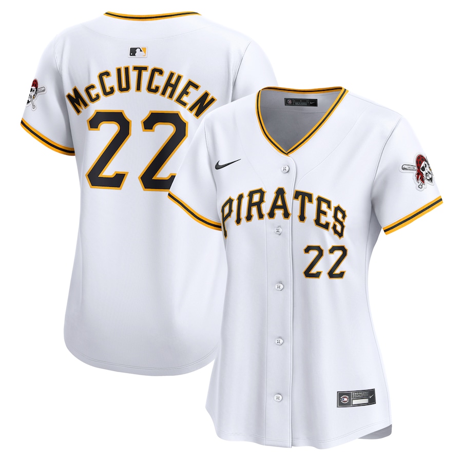 Andrew McCutchen Pittsburgh Pirates Women's Home Limited Player Jersey White