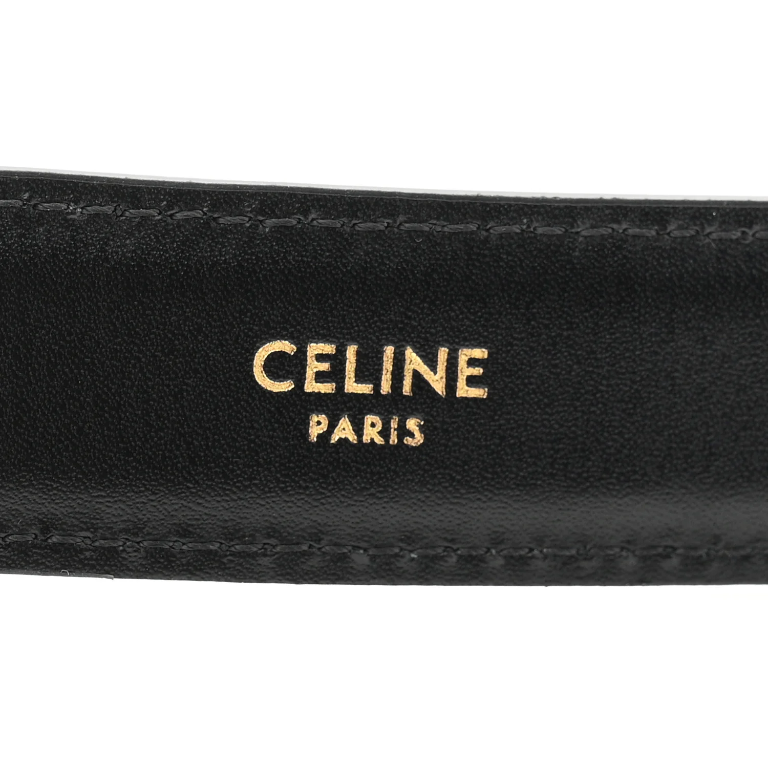Box Calfskin Medium 25mm Triomphe 80 32 Belt Black