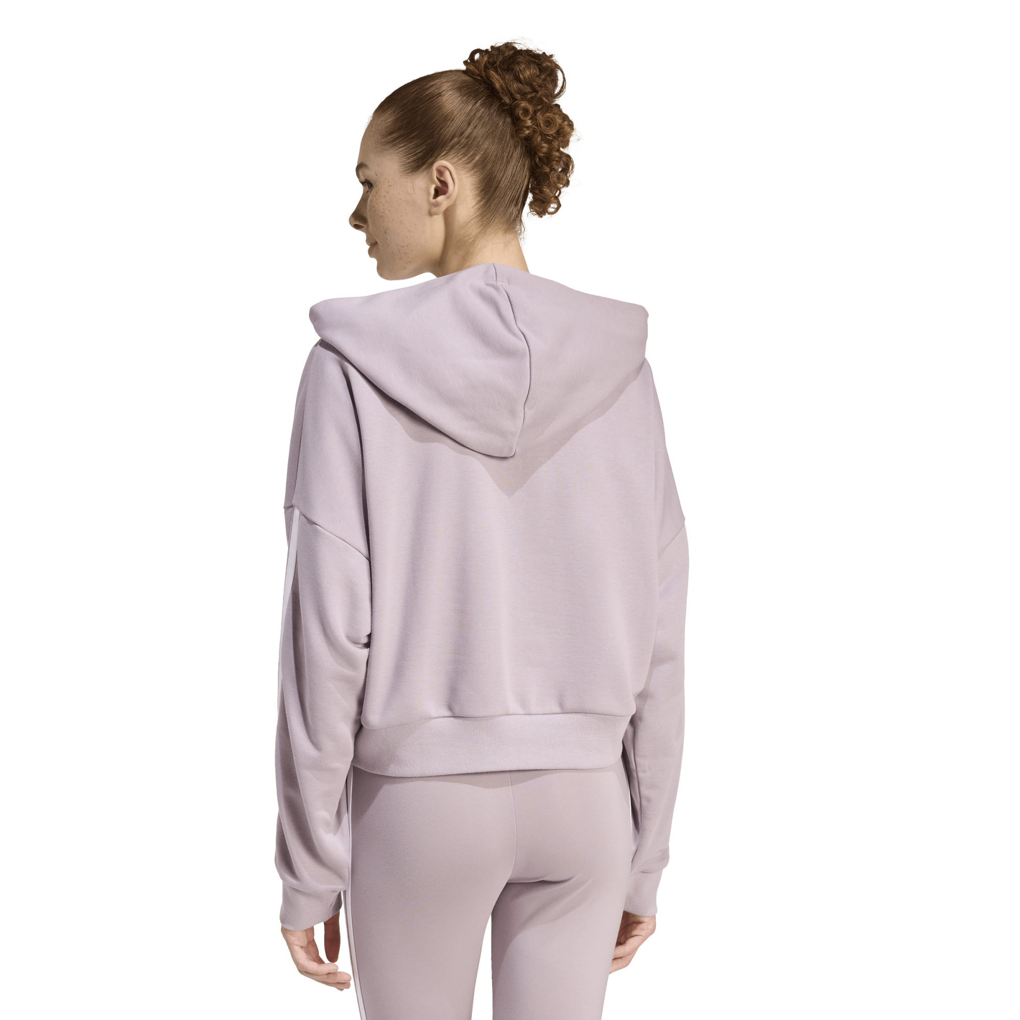 adidas Essentials 3-Stripes French Terry Qtr Zip Hoodie