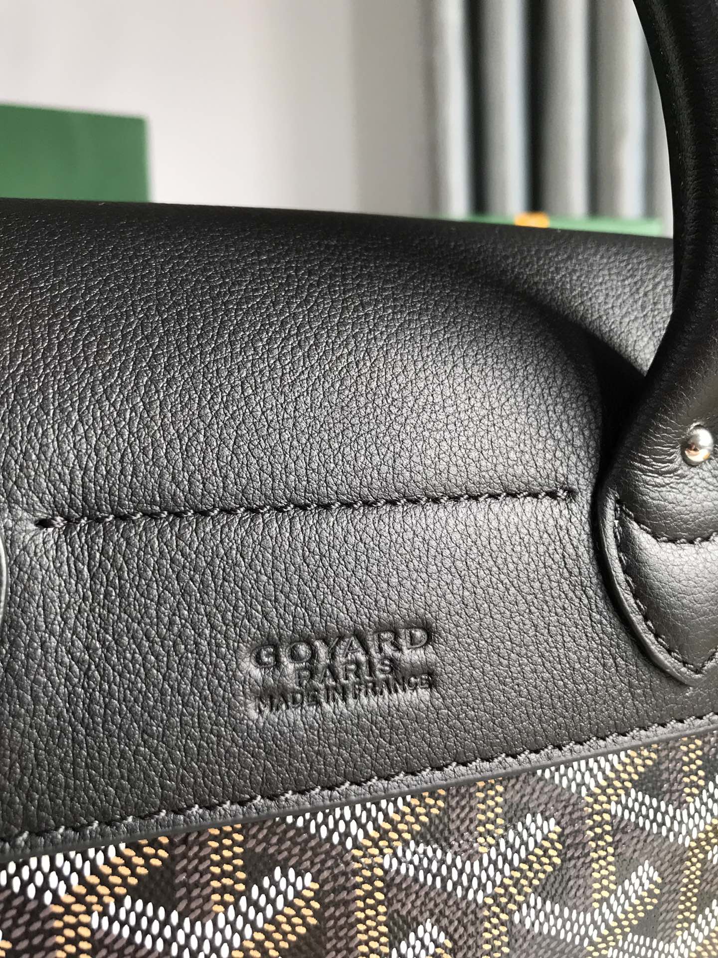 Goyard Alpin Mini Backpack 21cm Black Lambskin And Goyardine Canvas