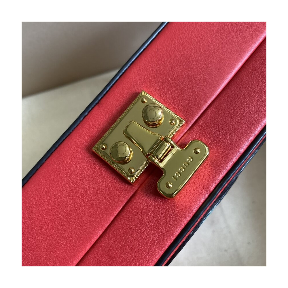 Gucci Interlocking G Mini Bag in Red Leather