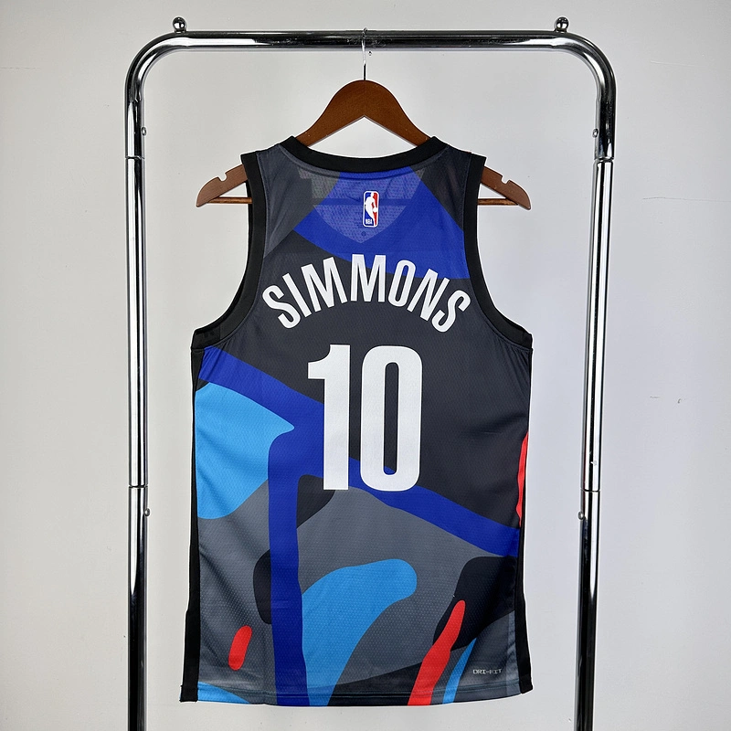 2024 NBA Brooklyn Nets (10 SIMMONS) Basketball Jersey