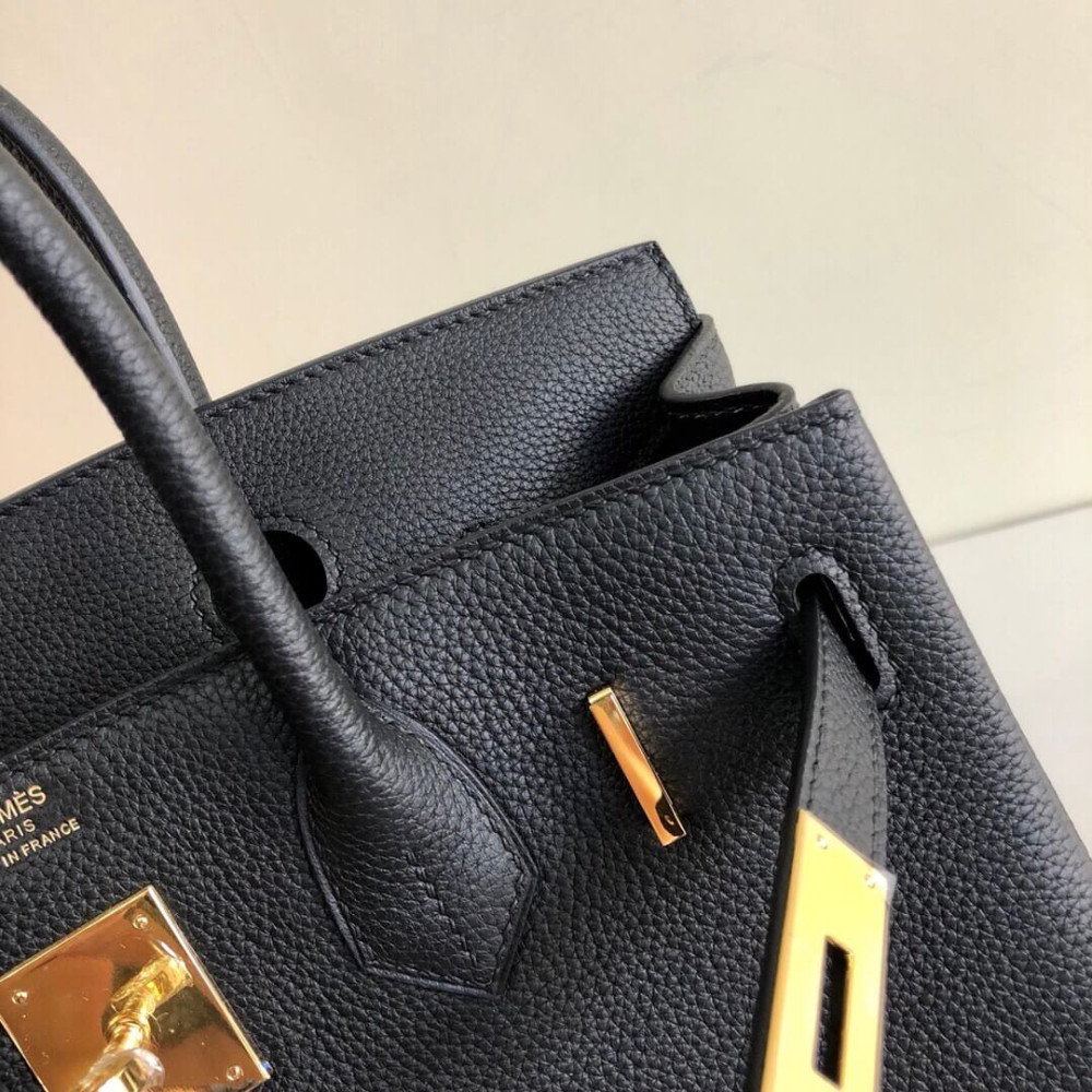 Hermes Black Togo Leather Birkin 30