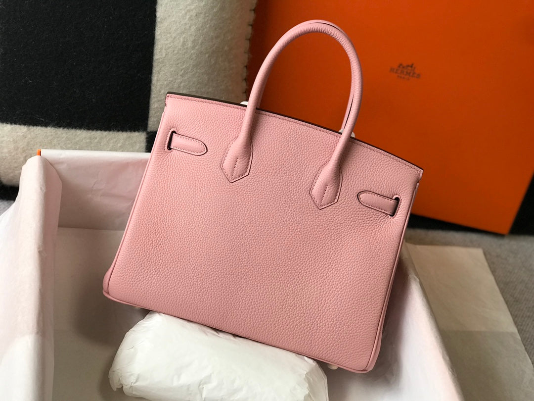 Hermes Birkin 35Cm Pink Togo Leather Gold Hardware