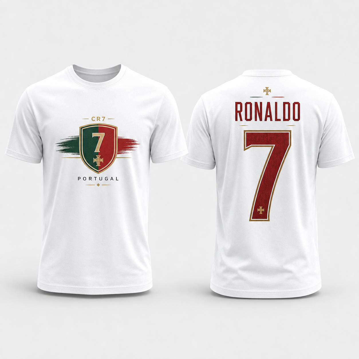 Cristiano Ronaldo Number Pure Cotton T-Shirt – Limited-Time Offer