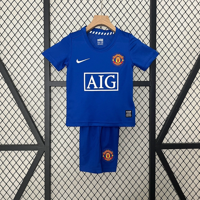 Retro KIDS 2008-09 kids Manchester United away retro football jersey