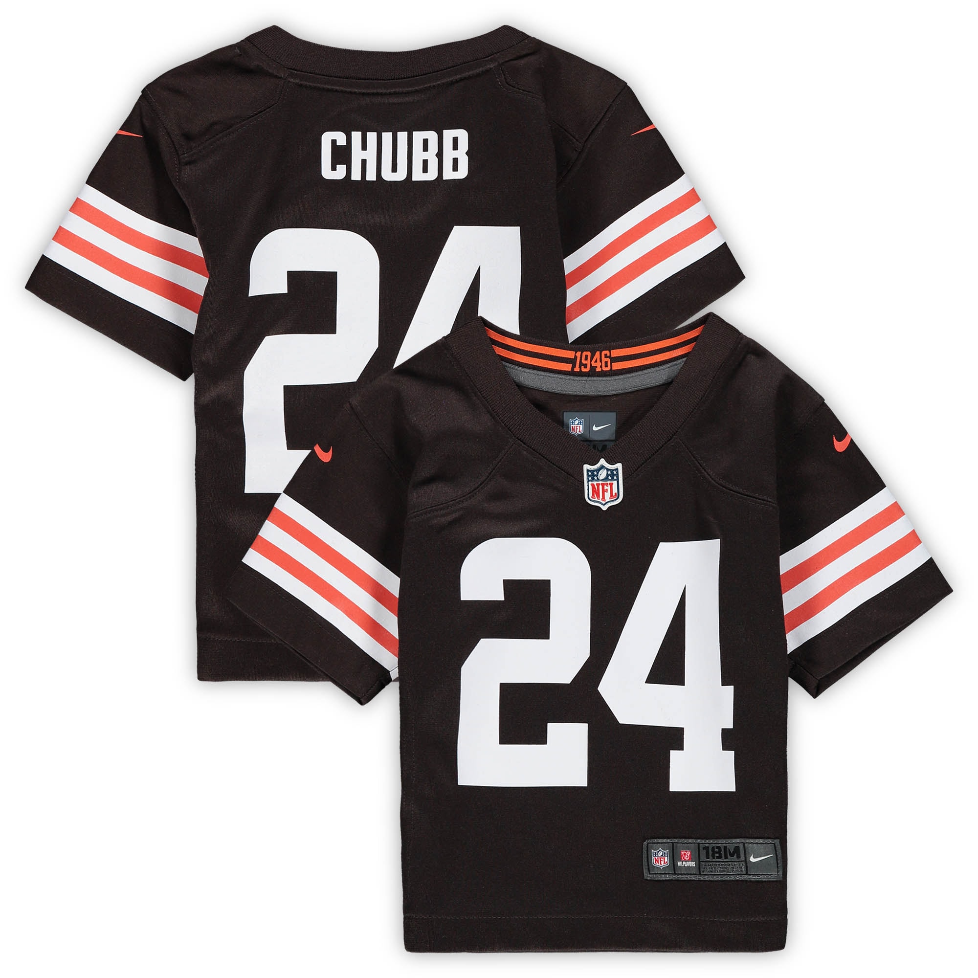 Nick Chubb Cleveland Browns Nike Infant Game Jersey - Brown
