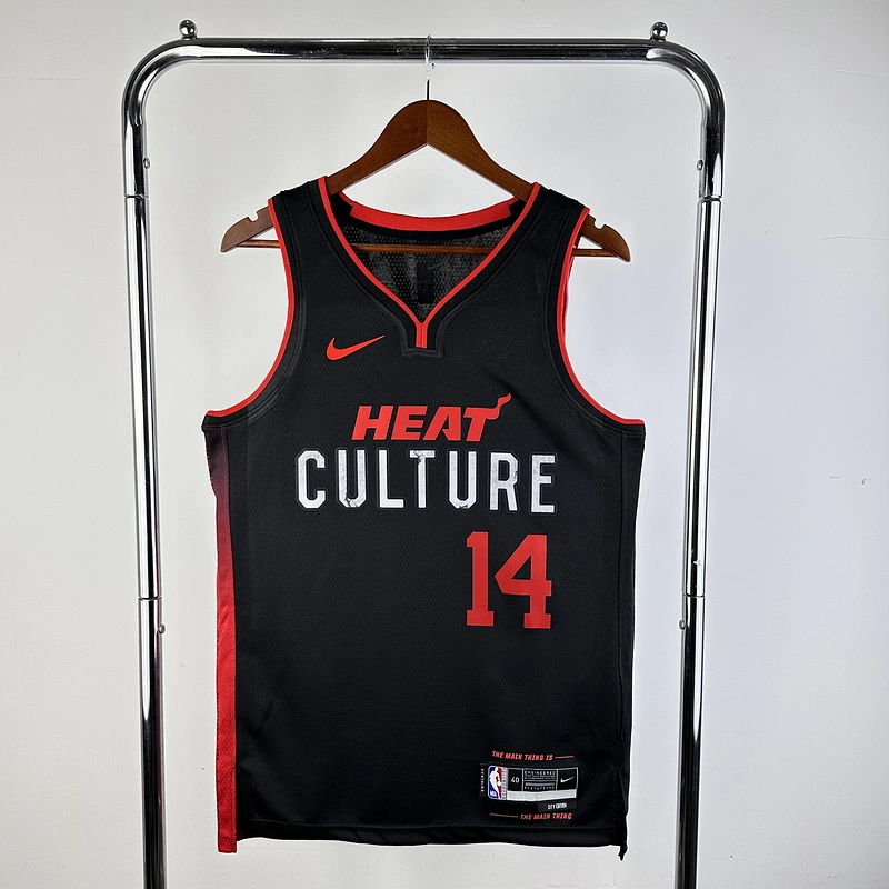 2024 NBA Miami Heat 14 HERRO Basketball Jersey