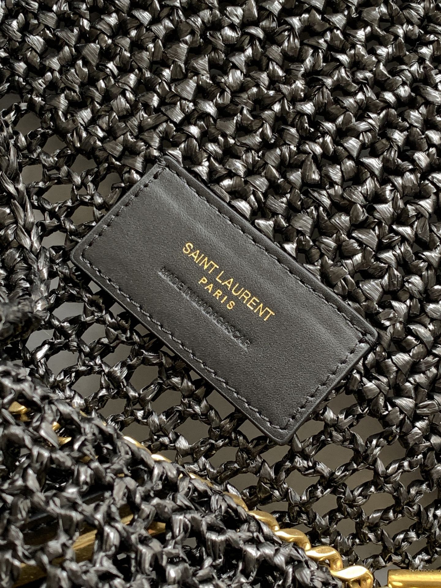 YSL-icare in raffia