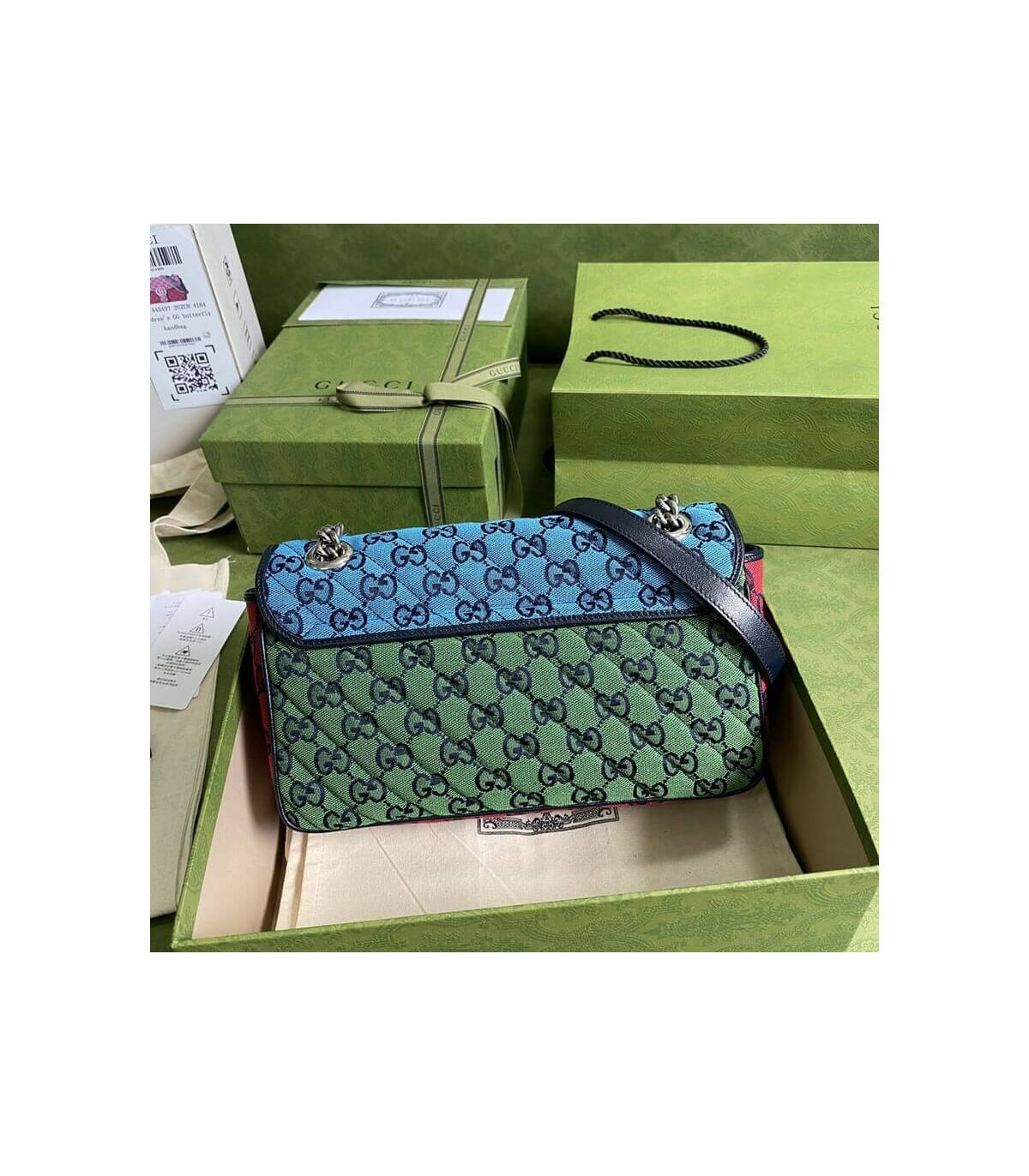 Gucci GG Marmont Multicolour Small Shoulder Bag