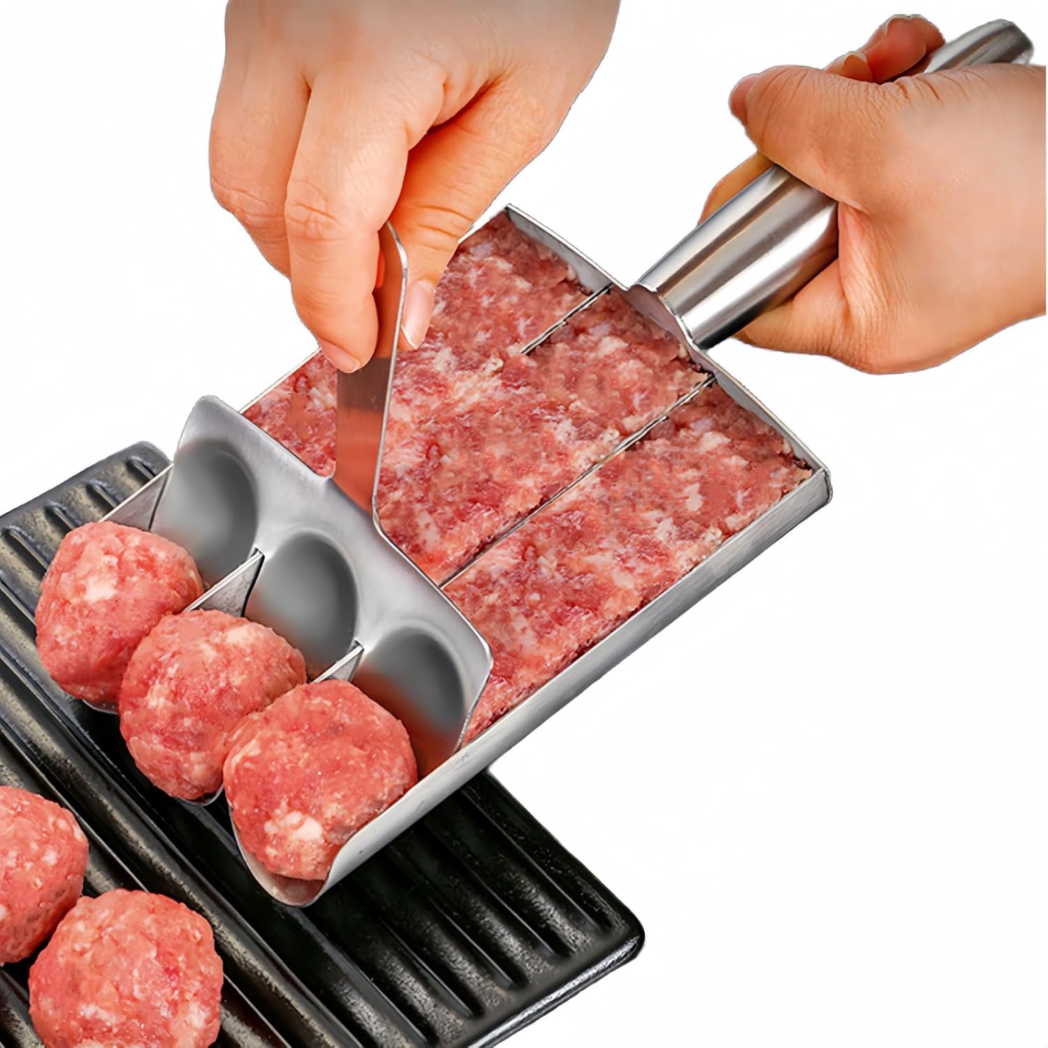 Meatball maker tool, Spoon with Cutting, Meatball Making Mold Set, Home Cooking Tools