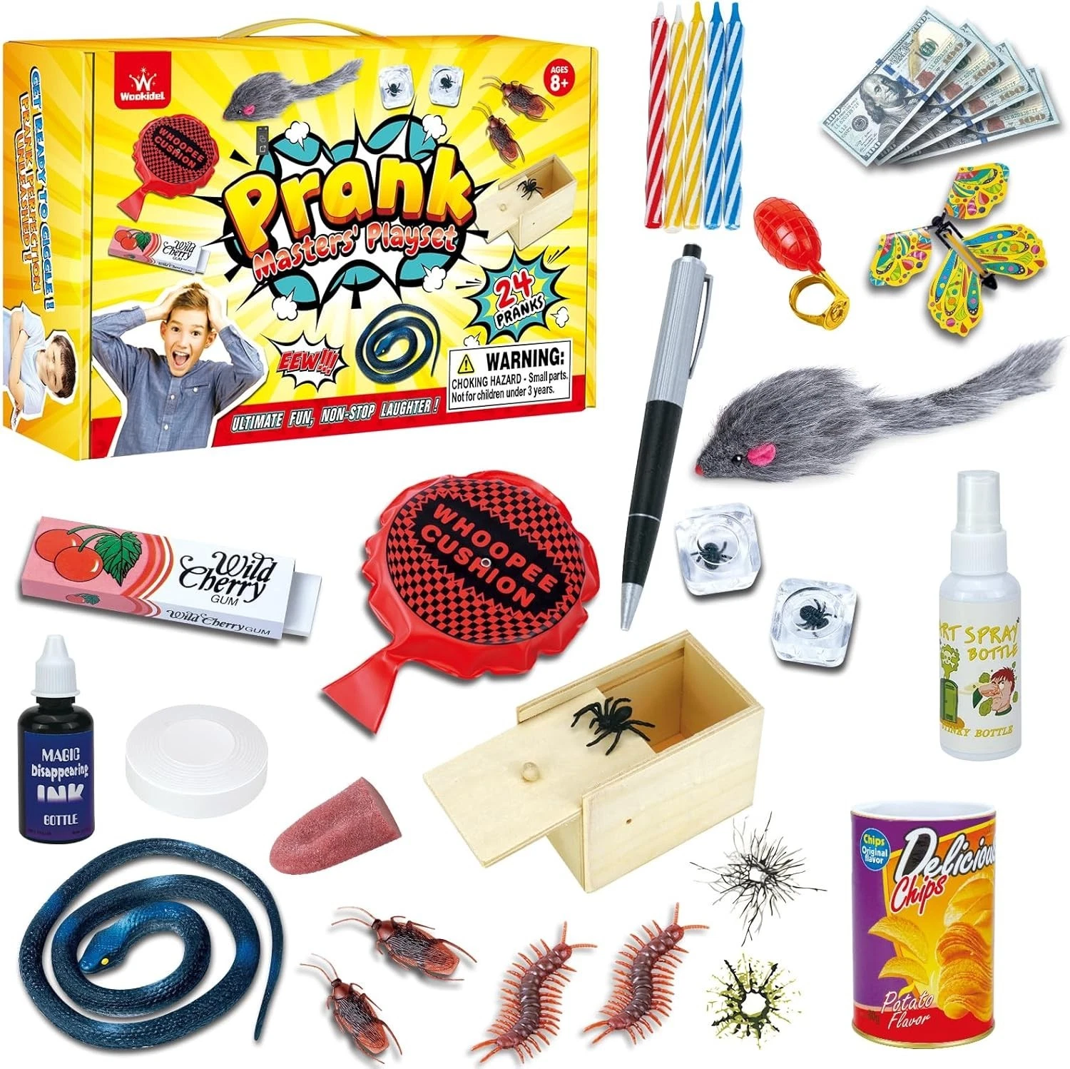 35 Ultimate Prank Ideas for Kids & Adults 😈 Funny April Fools, Halloween & Christmas Gag Kit
