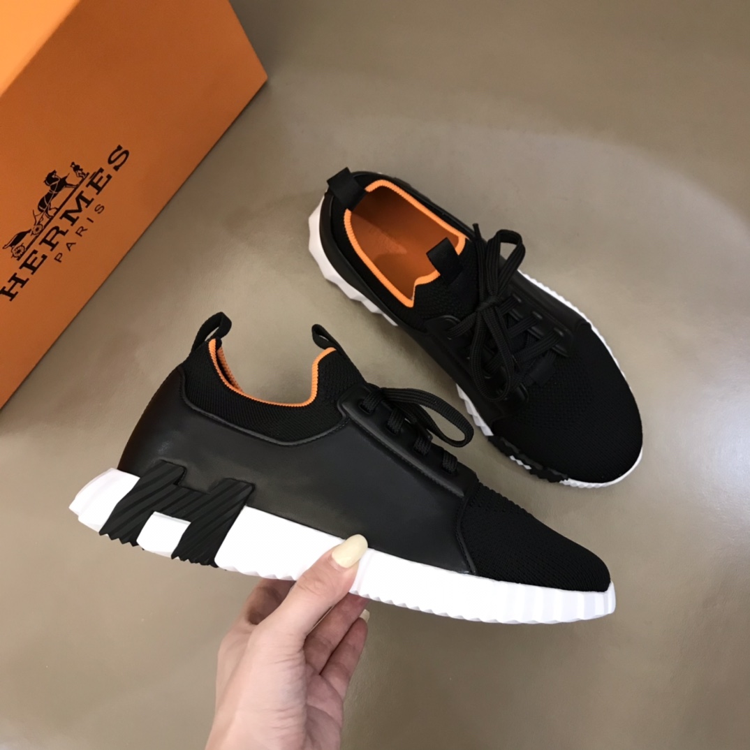 HERMES DEPART SNEAKER BLACK