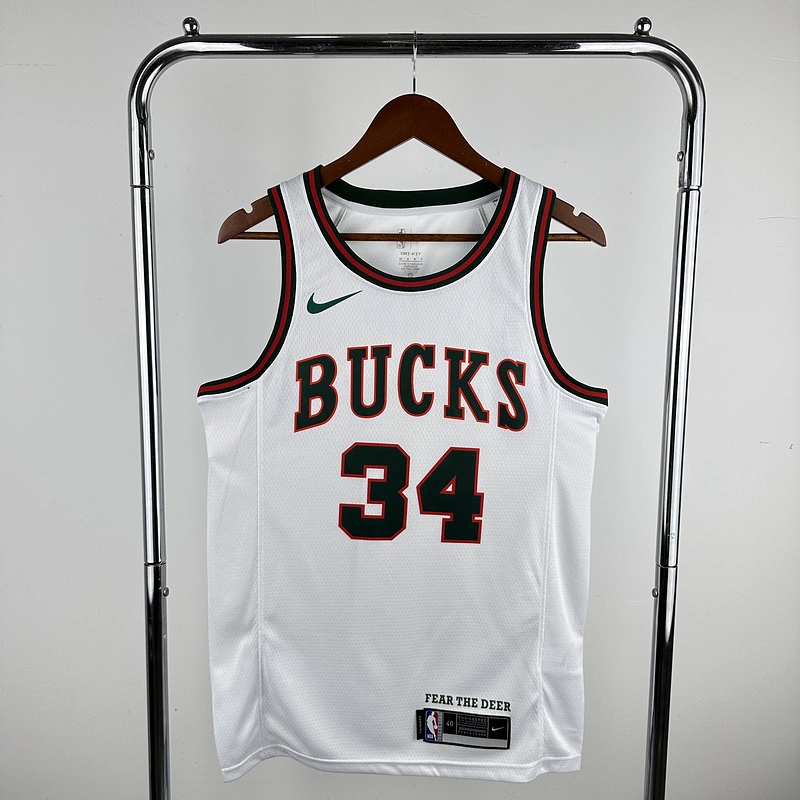 2019 NBA Milwaukee Bucks (34 ANTETOKOUNMPO) Basketball Jersey
