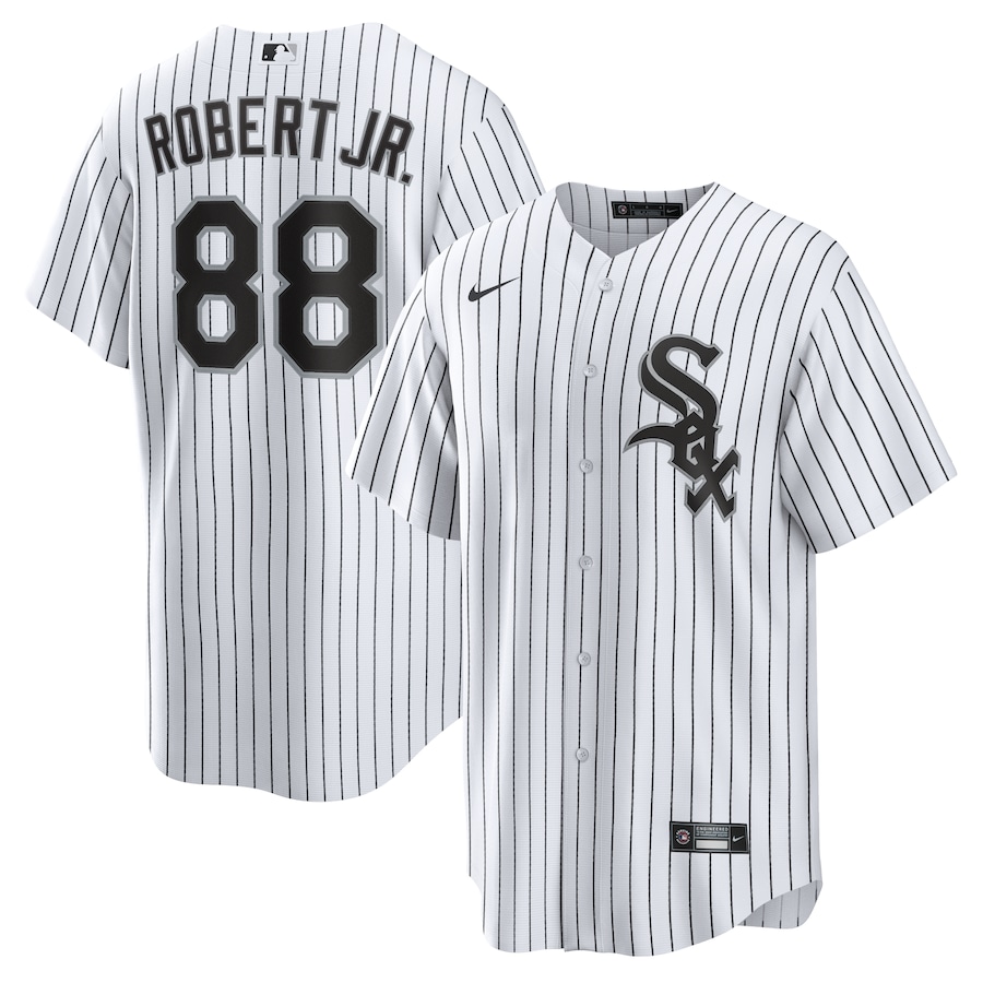 Luis Robert Chicago White Sox Player Name Jersey White