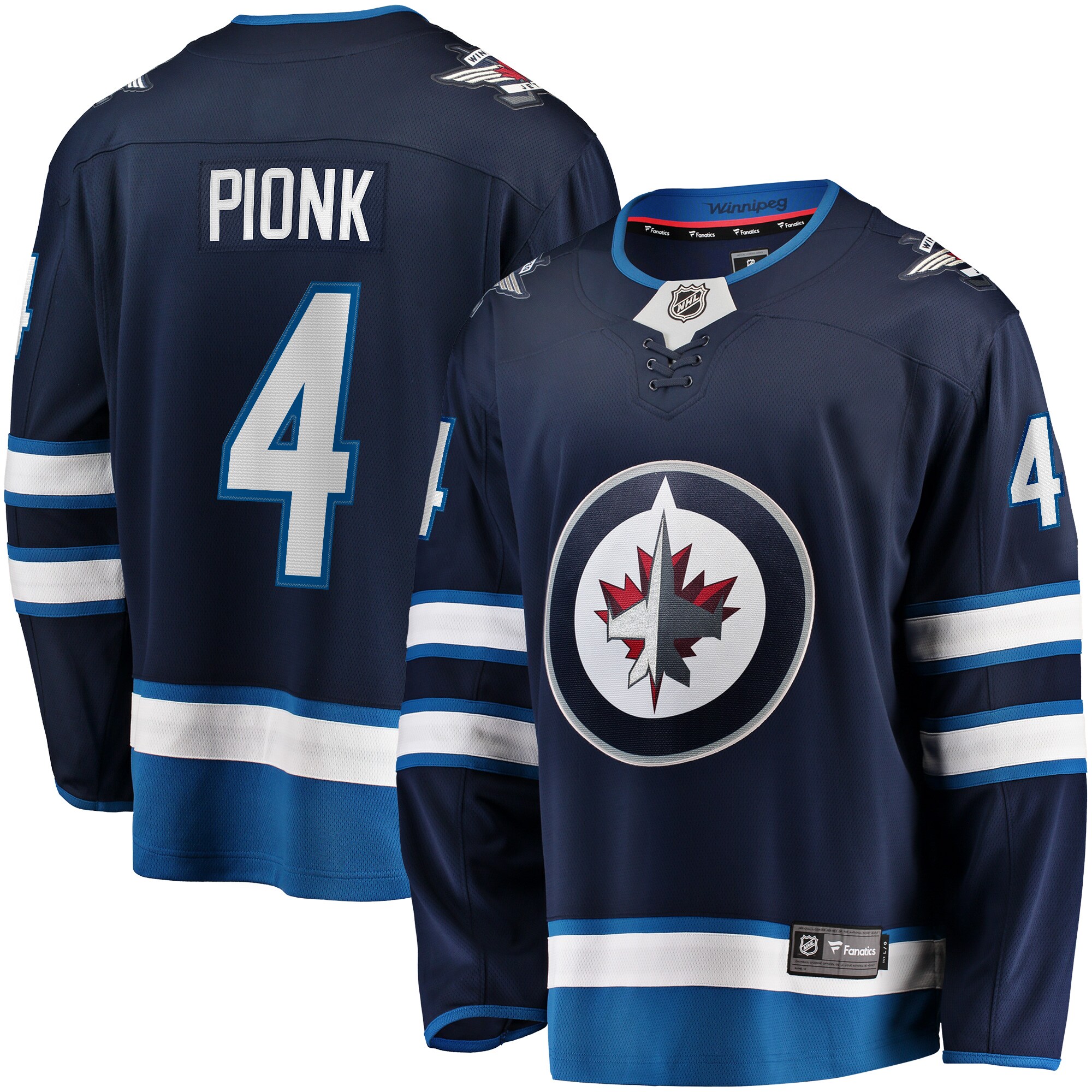 Neal Pionk Winnipeg Jets Fanatics Home Breakaway Player Jersey – Navy