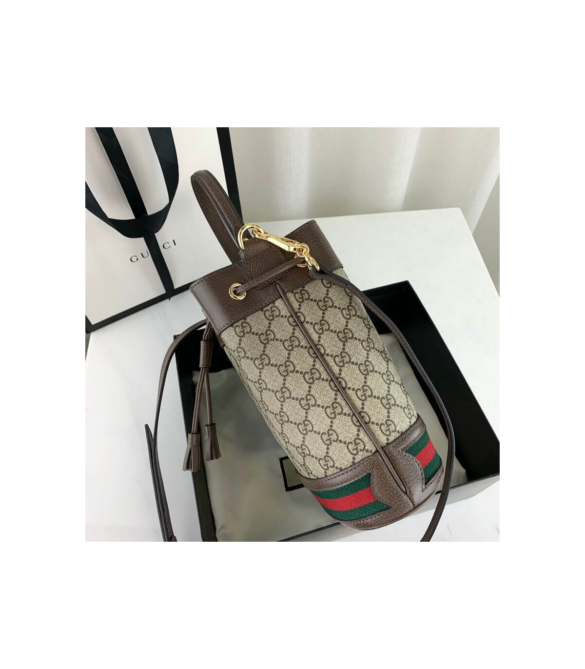 Gucci Ophidia Small GG Bucket Bag