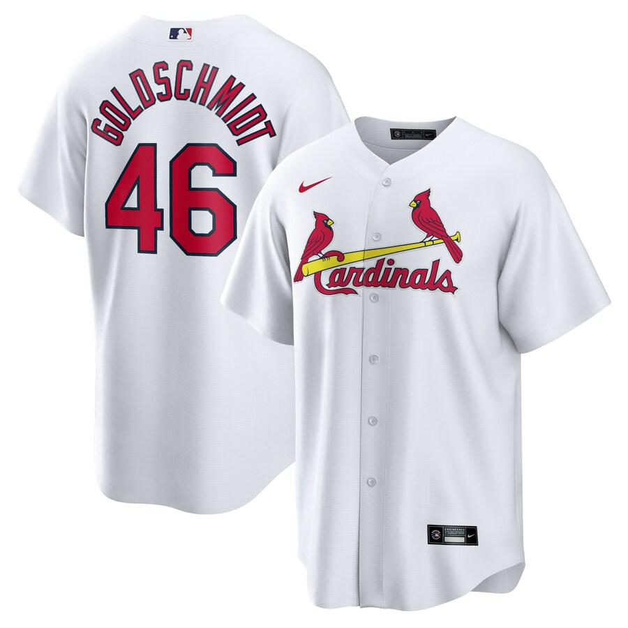 Paul Goldschmidt St. Louis Cardinals Home Player Name Jersey White
