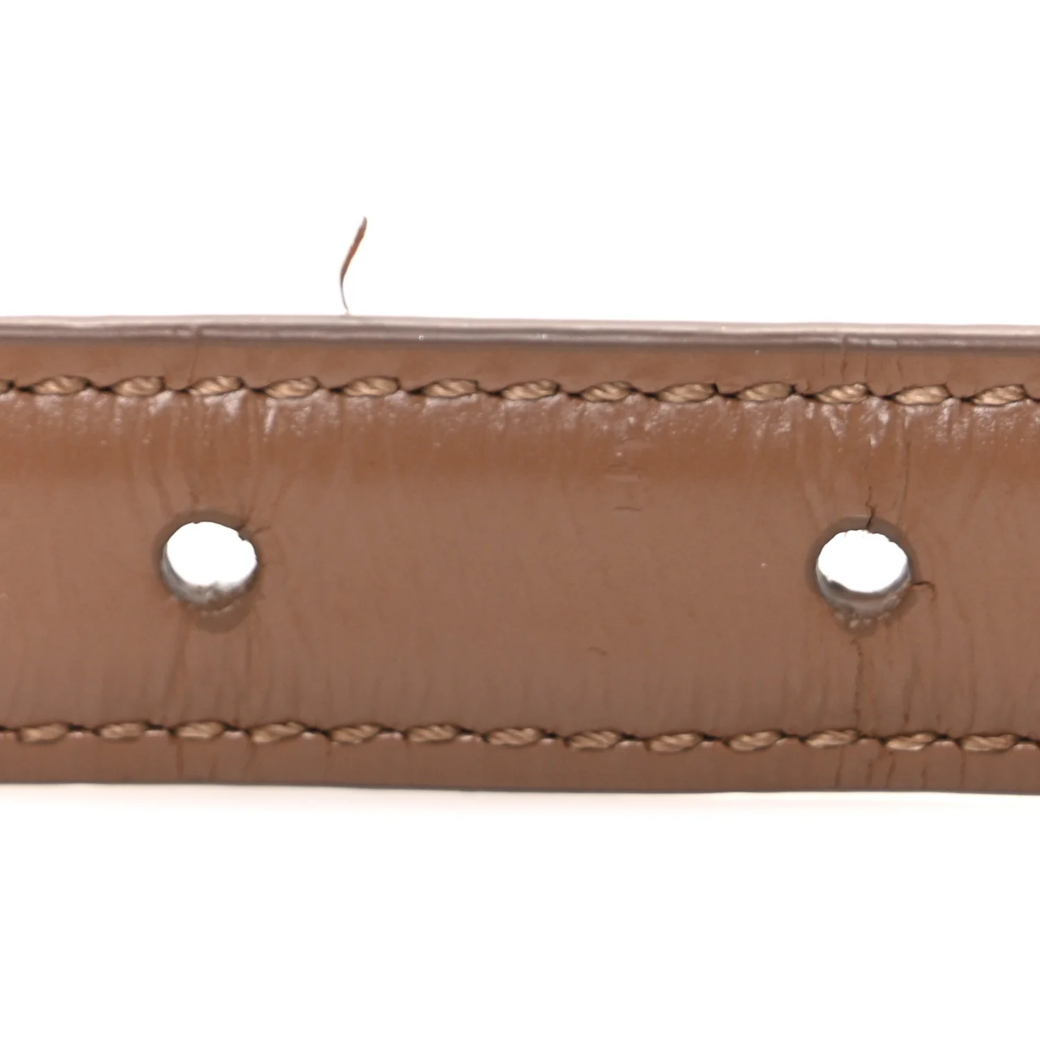 Box Calfskin Small 18mm Triomphe Belt 80 32 Brown