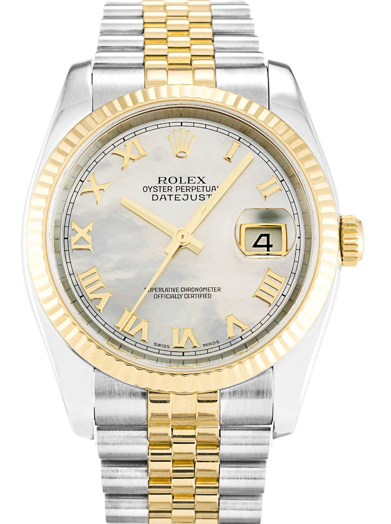 Rolex Datejust 36mm Mother of Pearl – White Dial 116233