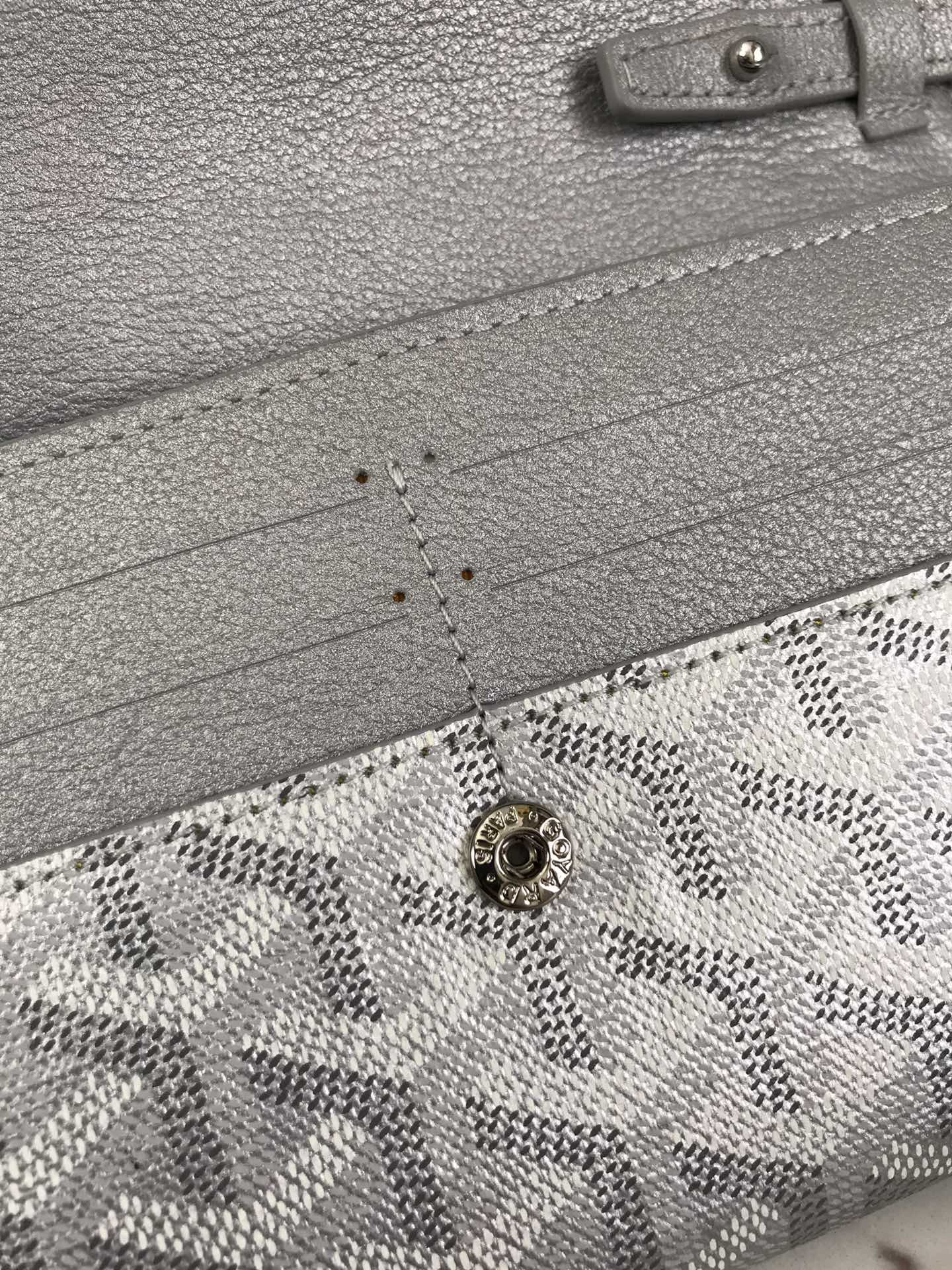 Goyard Varenne Continental Wallet 19 Cm Gray Goyardine Canvas
