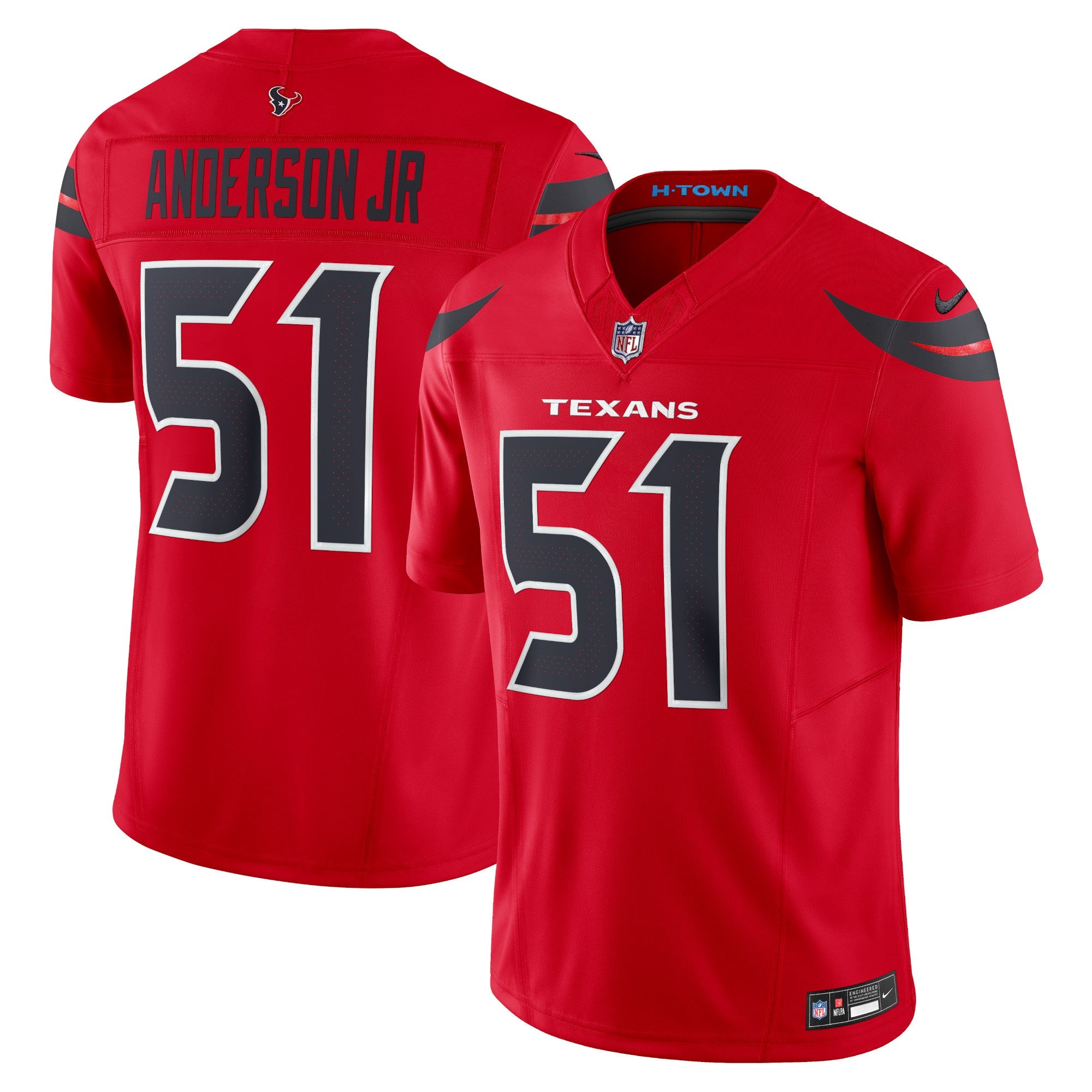 Will Anderson Jr. Houston Texans Nike Alternate Vapor F.U.S.E. Limited Jersey - Red