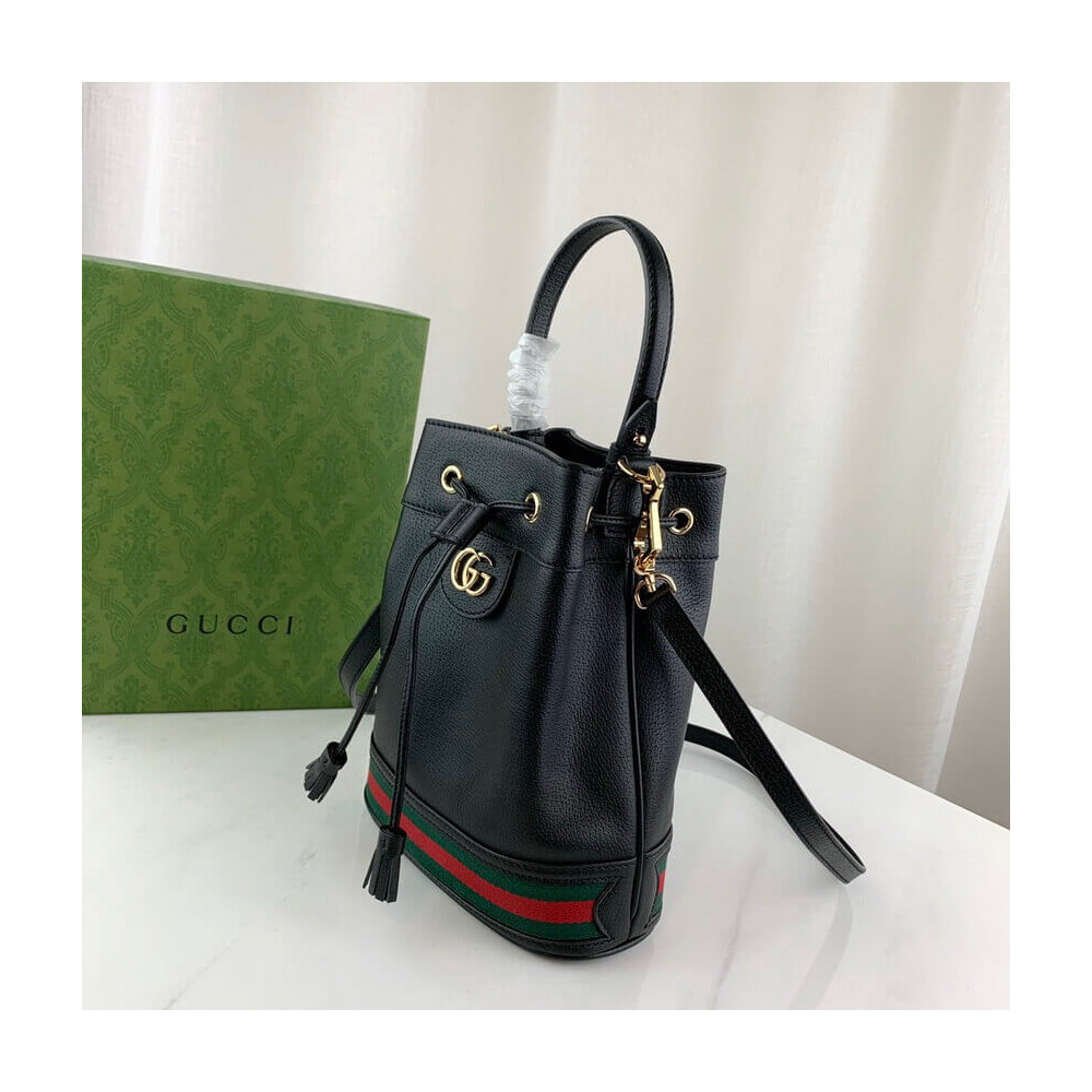 Gucci Ophidia Small Bucket Bag Black