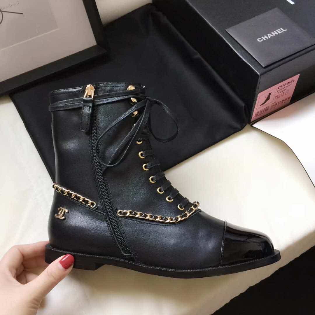 Chanel Women’S Botas Para Mujer Black