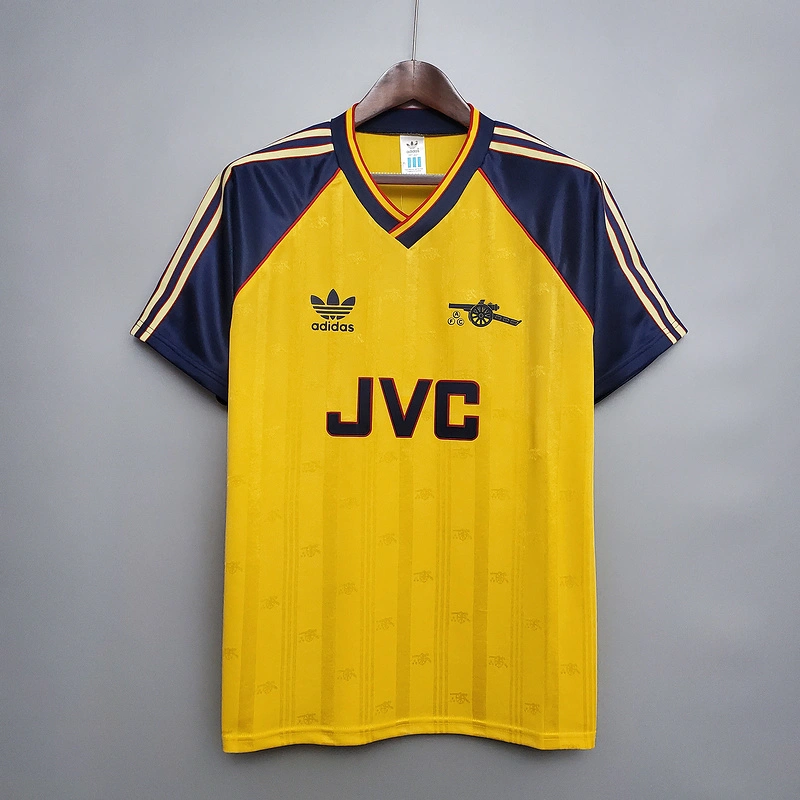 Retro 88-89 Arsenal AWAY   Football jersey retro