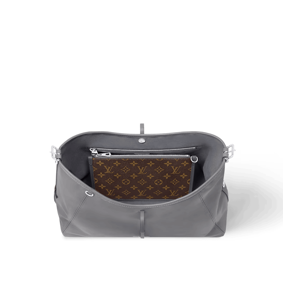 Louis Vuitton Carryall Dark Mm Gris Trianon 39cm/15.4in M12583