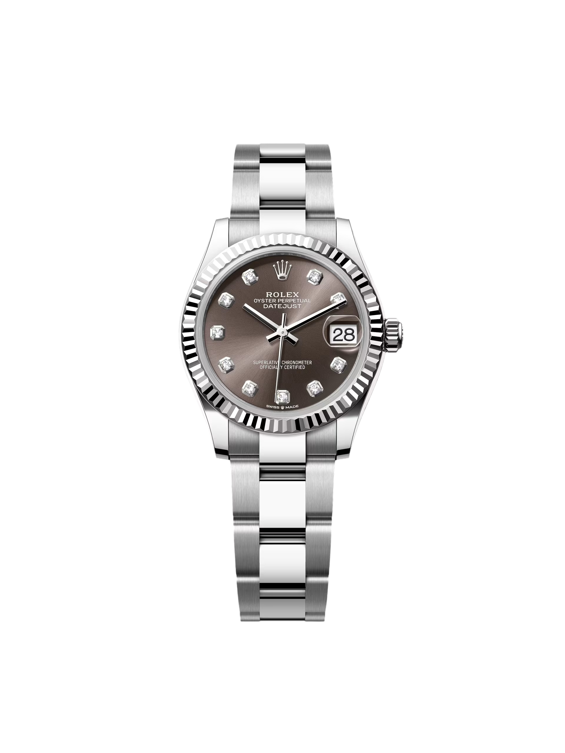 Rolex Datejust m278274-0007/0008 Dark Grey 31mm Dial Oyster Watch
