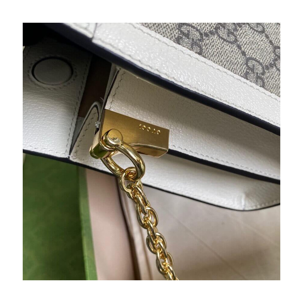 Gucci Ophidia GG Small Shoulder Bag White