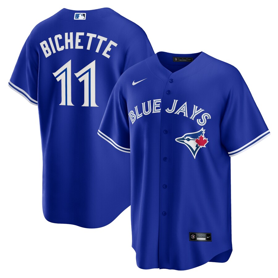 Bo Bichette Toronto Blue Jays Alternate Player Name Jersey Royal