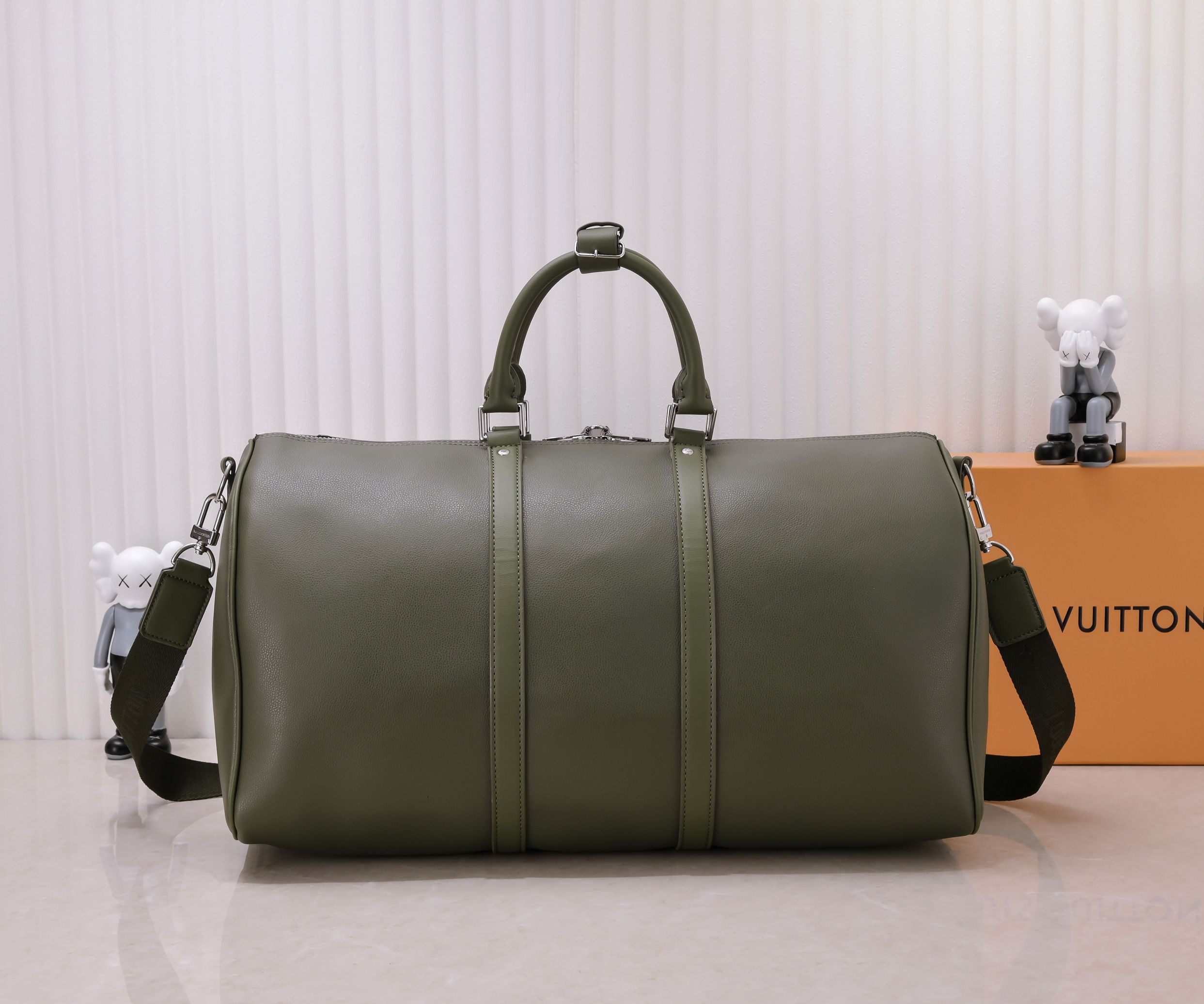 Louis Vuitton Keepall Bandouli Re 50 Khaki