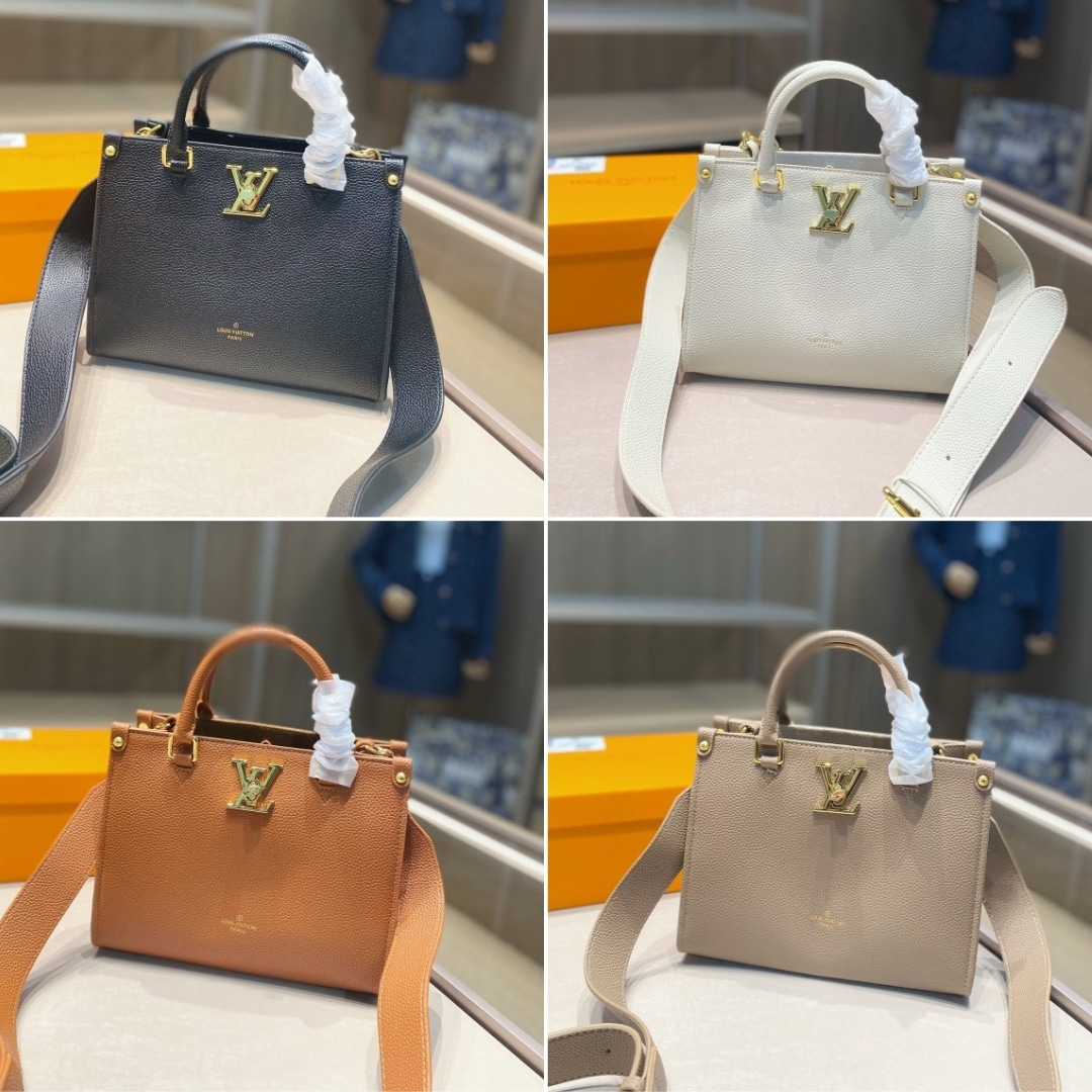 Louis Vuitton Lock And Go Bags Dark Beige 24Cm