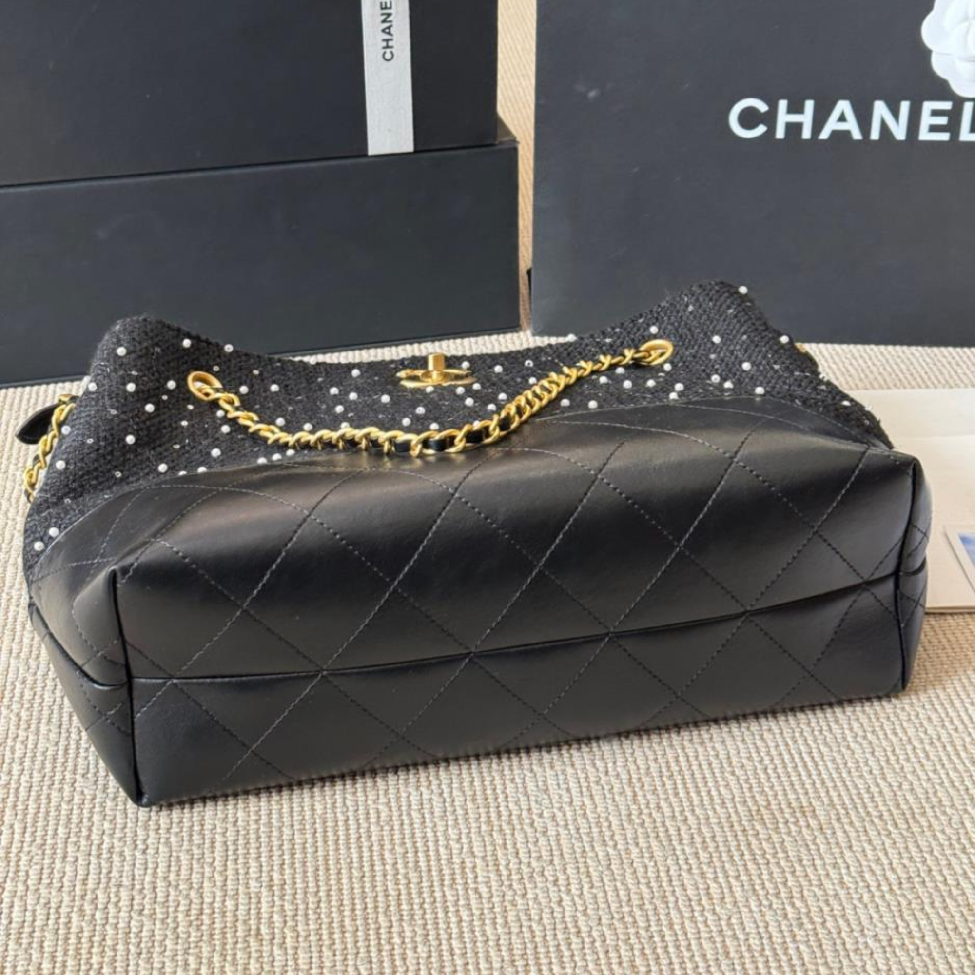 Chanel Bucket Style Hobo Bag 35cm/13.8in