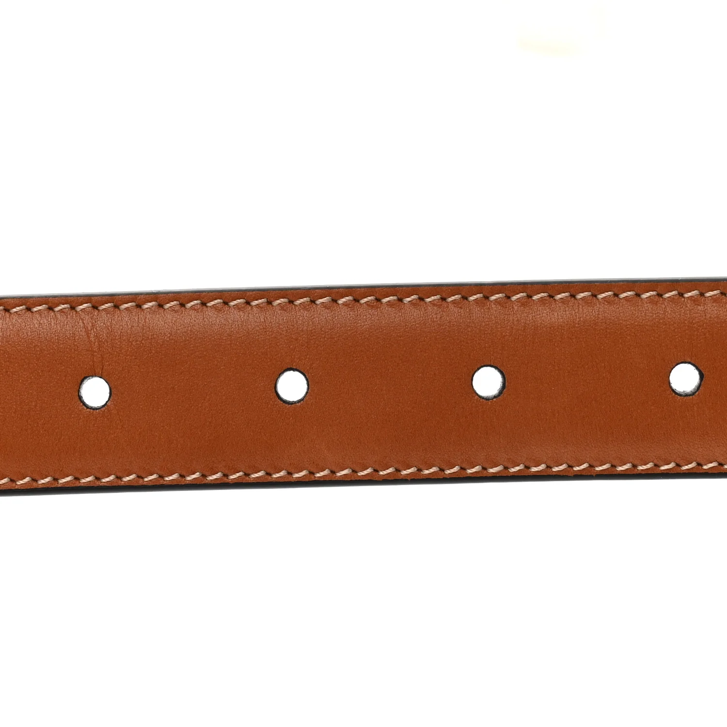 Natural Calfskin Medium 25mm Triomphe Belt 90 36 Tan