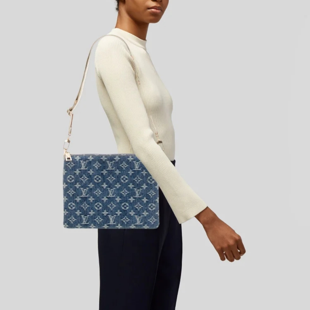 Louis Vuitton Coussin PM Bag Denim Blue 26Cm M24564
