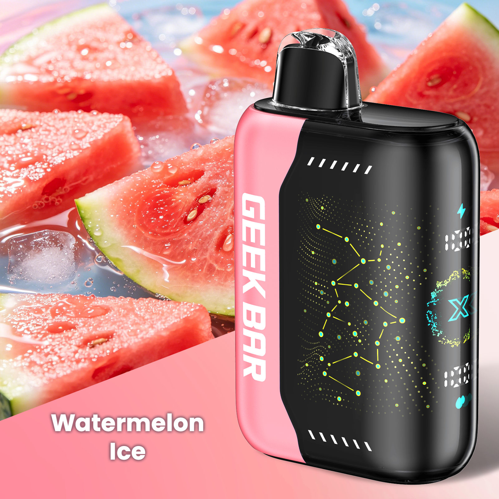 GEEK BAR PULSE X Watermelon lce 25000 PUFFS