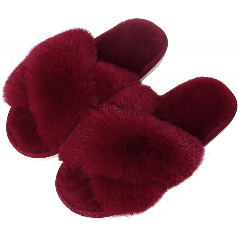 Women's Fuzzy Slippers