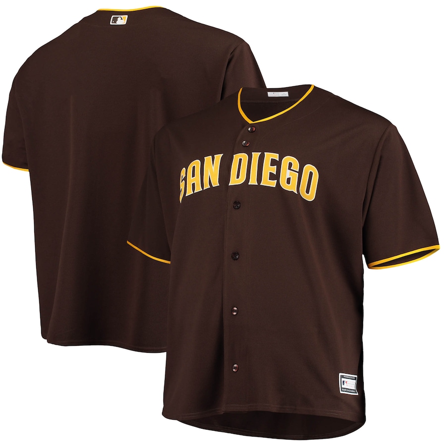 San Diego Padres Big&Tall Alternate Team Jersey Sand/Brown