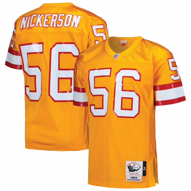 Factory Hardy Nickerson Tampa Bay Buccaneers 1993 Mitchell & Ness Authentic Throwback Retired Player Jersey - Orange